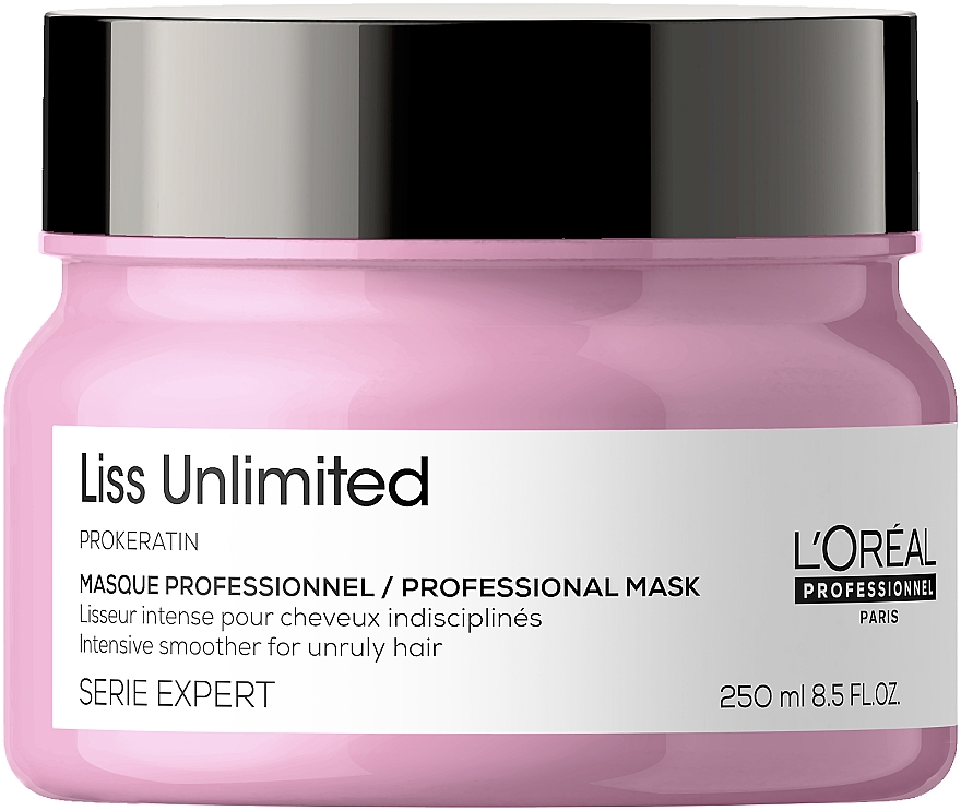 Keratynowa maska do włosów suchych i nieposłusznych - L'Oreal Professionnel Liss Unlimited Prokeratin Masque New — Zdjęcie N1