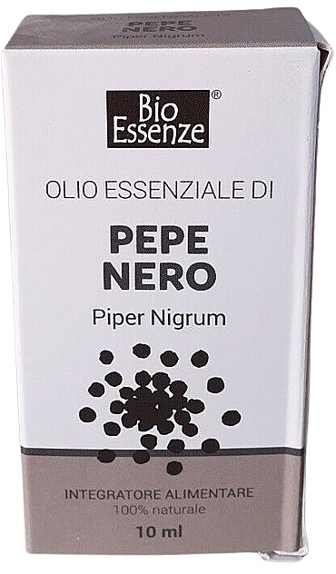 Olejek eteryczny z czarnego pieprzu - Bio Essenze Dietary Supplement — Zdjęcie N1