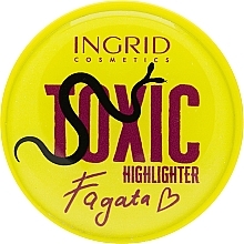 Sypki rozświetlacz - Ingrid Cosmetics x Fagata Toxic Highlighter — Zdjęcie N1