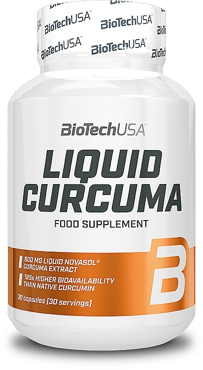 Suplement diety Ekstrakt z kurkumy - BiotechUSA Liquid Curcuma — Zdjęcie N1