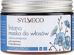 Lniana maska do włosów Len zwyczajny i olej kokosowy - Sylveco Hypoallergic — Zdjęcie N2