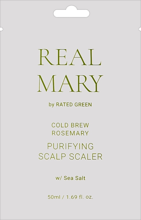Oczyszczająca maska do skóry głowy - Rated Green Real Mary Cold Brewed Rosemary Purifyng Scalp Scaler — Zdjęcie N1
