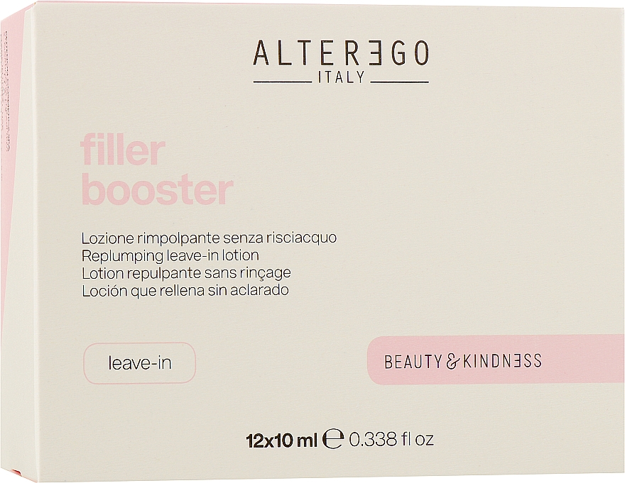 Rewitalizujący lotion w ampułkach do włosów - Alter Ego Filler Booster Leave-in Lotion — Zdjęcie N1