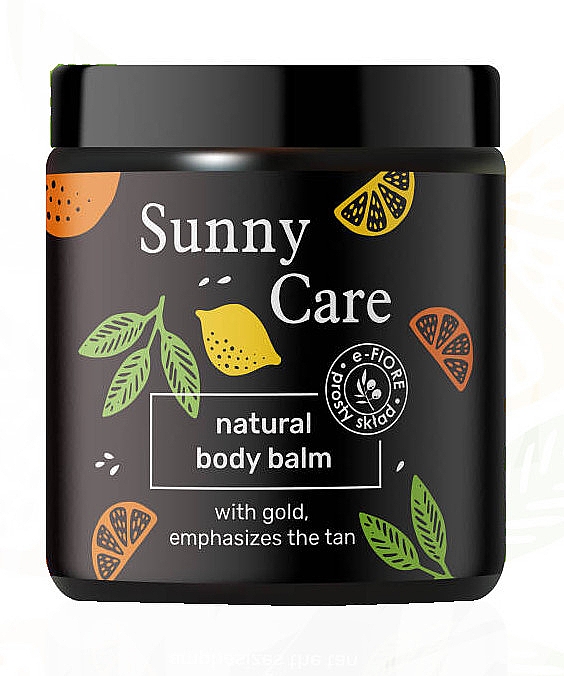 Naturalny rozświetlający balsam po opalaniu - E-Fiore Sunny Care Natural Body Balm — Zdjęcie N1