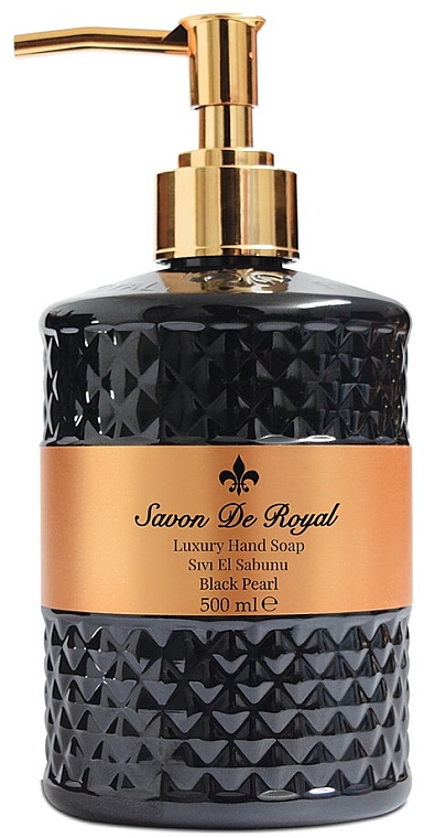 Mydło w płynie do rąk - Savon De Royal Luxury Hand Soap Black Pearl — Zdjęcie N1