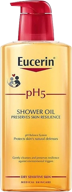 Olejek pod prysznic do skóry suchej i wrażliwej - Eucerin pH5 Shower Oil — Zdjęcie N10