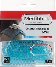 Żelowy kompres kulkowy do zimnych i ciepłych zastosowań, 10x10 cm - Mediblink ColdHot Pack Beads Small — Zdjęcie N1