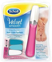 Kup Elektryczna tarka do pznokci, różowa - Scholl Velvet Smooth Electronic Nail Care Sistem