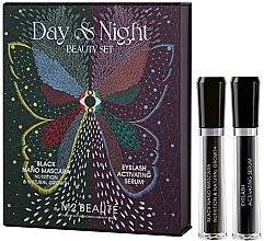 Kup Zestaw - M2 Beaute Day & Night Beauty Set (mascara/6ml + serum/4ml)