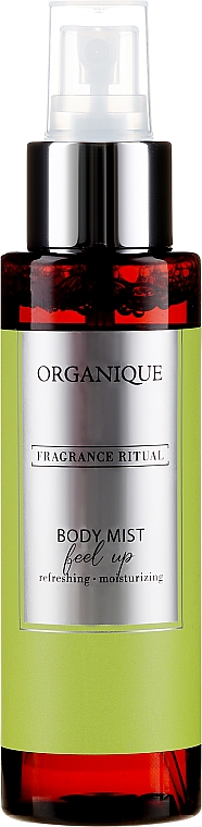 Perfumowana mgiełka energetyzująca do ciała - Organique Fragrance Ritual Body Mist Feel Up — Zdjęcie N1