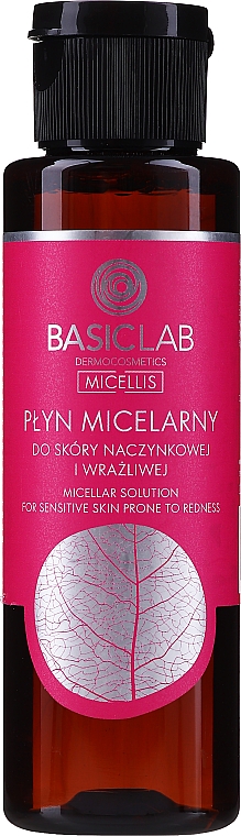 Płyn micelarny do twarzy do skóry naczynkowej i wrażliwej - BasicLab Dermocosmetics Micellis — Zdjęcie N2