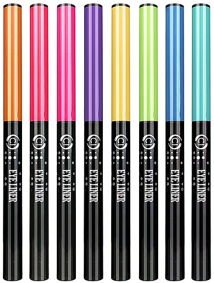 Zestaw - Colour Intense Be Bold Mix Eye Liner (pensil/8x1g)