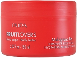 Nawilżająco-naprawcze masło do ciała Bio Granat - Pupa Fruit Lovers Pomegranate Bio Body Butter — Zdjęcie N1