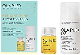 Zestaw - Olaplex Brilliant Shine & Hydration Duo (h/oil/30ml + h/mask/100ml) — Zdjęcie N1