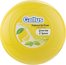 Odświeżacz powietrza w żelu Zielona herbata i cytryna - Gallus Perfumed Gel Fresh Green Tea & Lemon — Zdjęcie N1