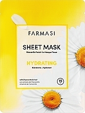 Nawilżająca maska do twarzy w płachcie z rumiankiem - Farmasi Dr.C.Tuna Sheet Mask Hydrating — Zdjęcie N1