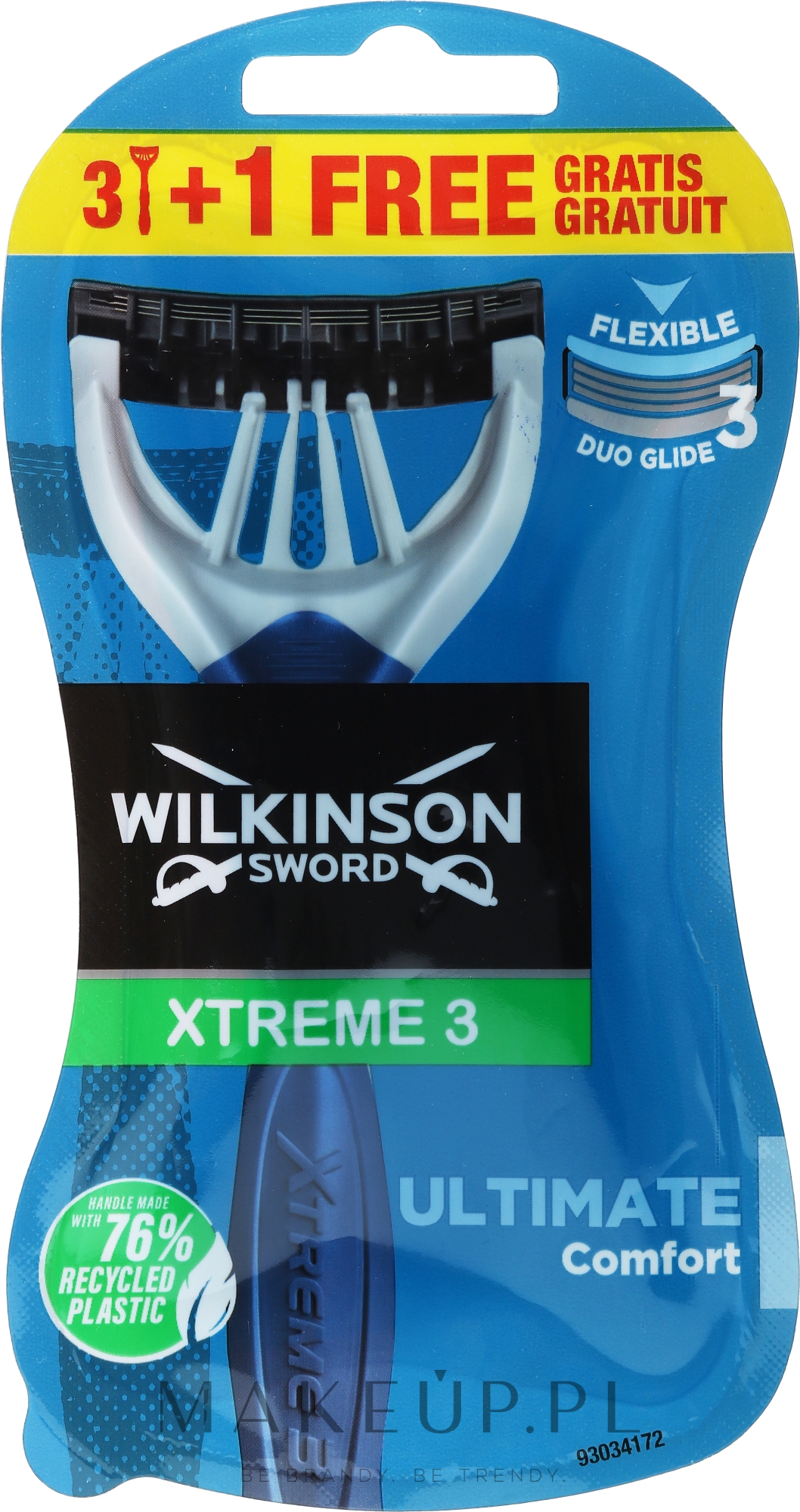 Maszynki do golenia - Wilkinson Sword Xtreme 3 Ultimate Plus — Zdjęcie 4 szt.