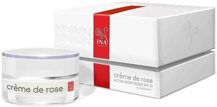 Krem do twarzy na dzień z organicznym olejkiem różanym - Ina Essentials Creme De Rose Active Moisturizer SPF 30 — Zdjęcie N1