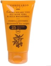 Kup Krem przeciwsłoneczny do twarzy Aloes i makadamia (SPF 25) - L'Erbolario Crema Solare Viso All'Aloe Vera And Alla Macadamia