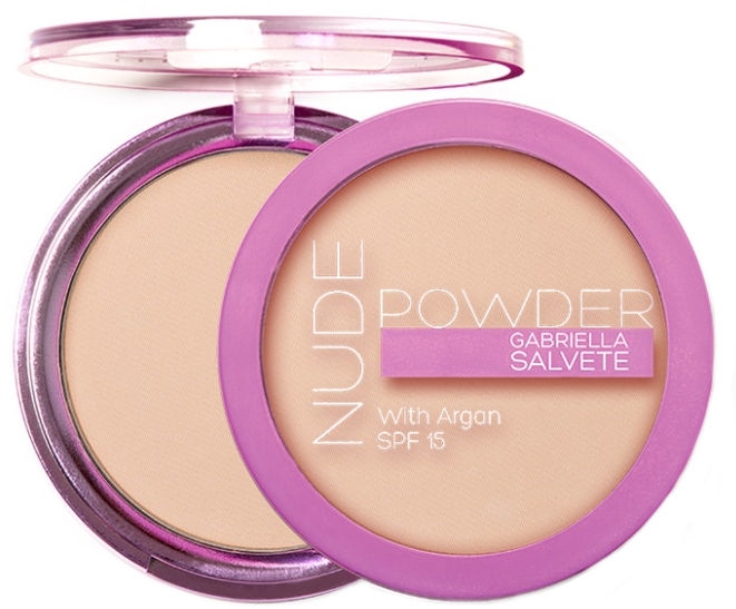 Puder do twarzy z olejem arganowym - Gabriella Salvete Nude Powder With Argan SPF 15 — Zdjęcie N1