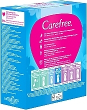 Wkładki higieniczne, 56 szt. - Carefree Cotton FlexiForm Unscented — Zdjęcie N8