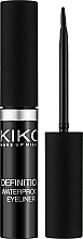 Wodoodporny eyeliner w płynie - Kiko Milano Definition Waterproof Eyeliner — Zdjęcie N1