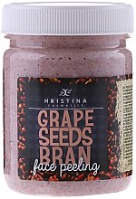 Kup Naturalny peeling do twarzy Zmielone pestki winogron - Hristina Cosmetics Grape Seeds Bran Face Peeling