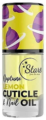 Olejek do paznokci i skórek - Stars from The Stars Cuticle & Nail Oil Neptune Lemon — Zdjęcie N1