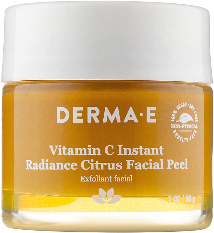 Rozjaśniający peeling cytrusowy do twarzy - Derma E Vitamin C Instant Radiance Citrus Facial Peel