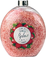 Sól do kąpieli o zapachu truskawkowym - IDC Institute Scented Relax Strawberry Bath Salts — Zdjęcie N1
