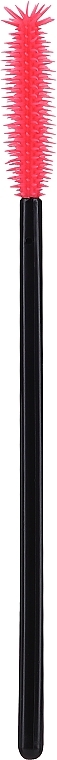 Silikonowa szczoteczka do rzęs i brwi, czarno-różowa - Lash Brow — Zdjęcie N1
