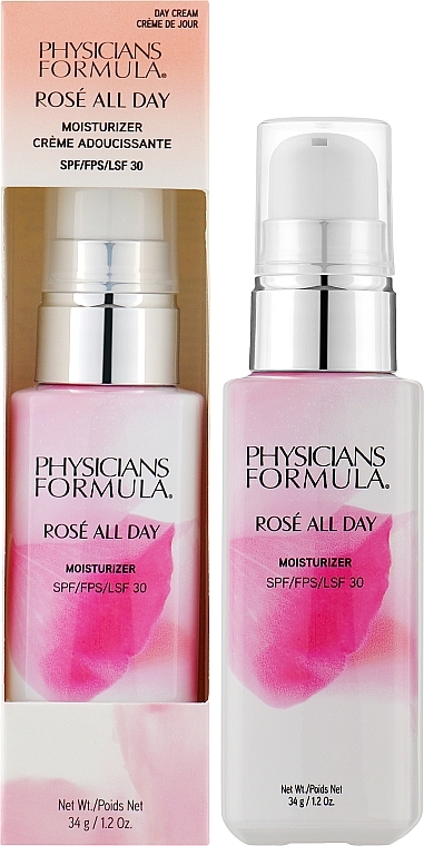 Nawilżający krem do twarzy - Physicians Formula Rosé All Day Moisturizer SPF 30 — Zdjęcie N2