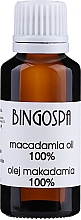 Olej makadamia 100% - BingoSpa Macadamia Oil 100% — Zdjęcie N1
