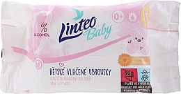Kup Nawilżane chusteczki dla niemowląt, 120 szt. - Linteo Baby Soft & Cream