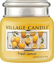 Kup Świeca zapachowa w słoiczku Świeża cytryna - Village Candle Fresh Lemon