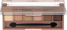 Paleta cieni do powiek - LAMEL Make Up The Natural Dream Eyeshadow Pallette — Zdjęcie N1