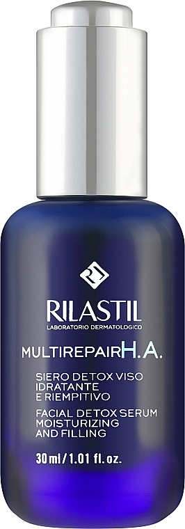Rewitalizujące serum do twarzy - Rilastil Multirepair H.A. Repairing Detox Serum — Zdjęcie N1