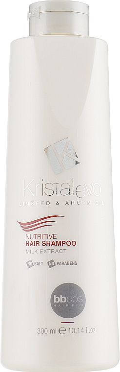 Nawilżający szampon do włosów - Bbcos Kristal Evo Nutritive Hair Shampoo — Zdjęcie N1