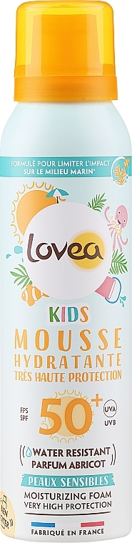 Pianka przeciwsłoneczna dla dzieci - Lovea Kids SPF 50+ Moisturizing Foam  — Zdjęcie N1