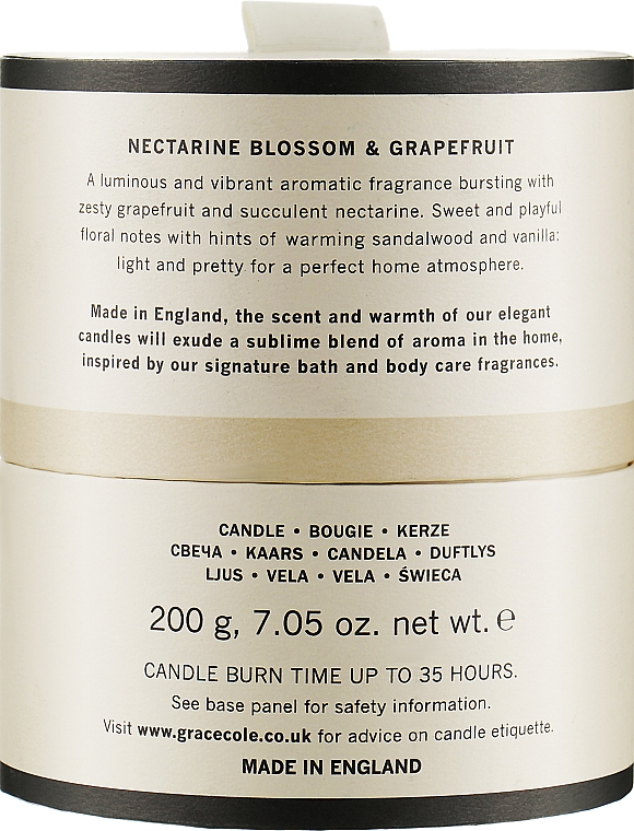 Świeca zapachowa - Grace Cole Boutique Nectarine Blossom & Grapefruit Fragrant Candle — Zdjęcie N3