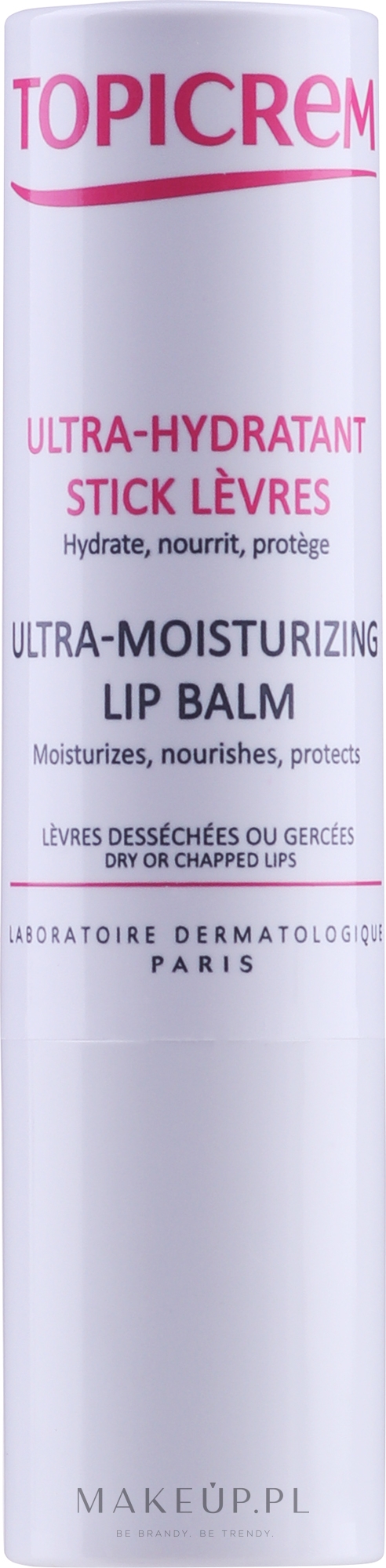 Ultranawilżający balsam do ust - Topicrem Ultra-Moisturizing Lip Balm — Zdjęcie 4 g