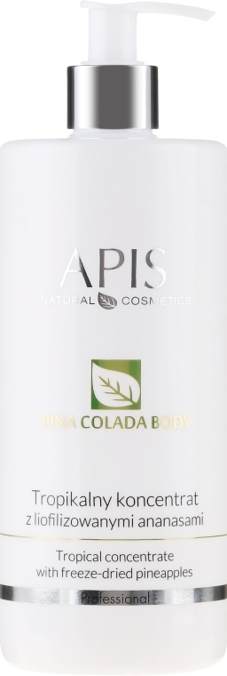 Tropikalny koncentrat do ciała z liofilizowanymi ananasami - APIS Professional Pina Colada Body — Zdjęcie N3