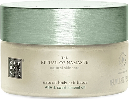 Peeling do ciała z kwasami AHA i olejem ze słodkich migdałów - Rituals The Ritual Of Namaste Natural Body Exfoliator AHA & Sweet Almond Oil — Zdjęcie N1