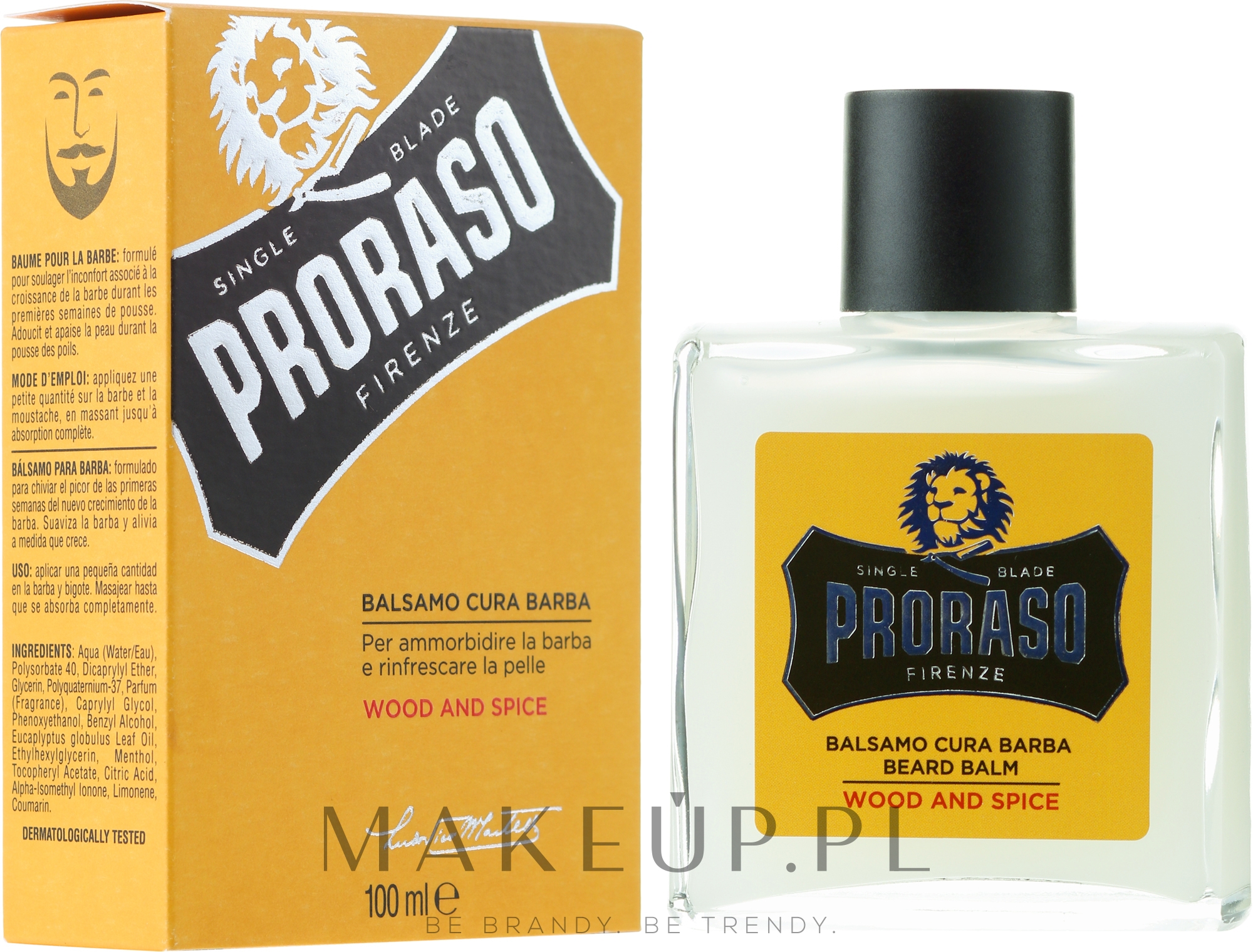 Balsam do brody - Proraso Wood & Spice Beard Balm — Zdjęcie 100 ml