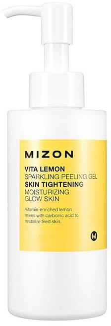 Rewitalizujący peeling enzymatyczny do twarzy - Mizon Vita Lemon Sparkling Peeling Gel