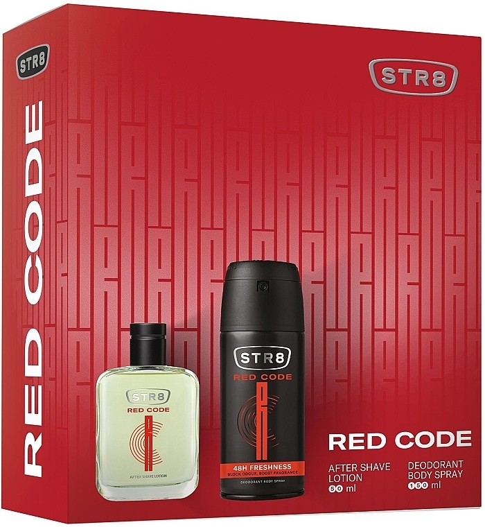 STR8 Red Code - Zestaw (ash/lot/50ml + deo/150ml) — Zdjęcie N1