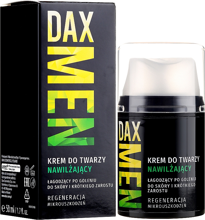 Nawilżający krem do twarzy dla mężczyzn - DAX Men — Zdjęcie N1