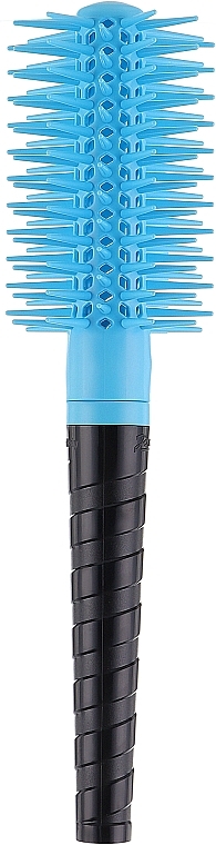 Szczotka do modelowa, czarno-niebieska - Janeke Cactus Vented Brush Turquoise — Zdjęcie N1