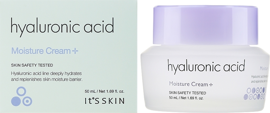 Nawilżający krem do twarzy z kwasem hialuronowym - It's Skin Hyaluronic Acid Moisture Cream
