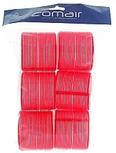 Kup PRZECENA!  Wałki do włosów na rzepy Jumbo, czerwone, d70 - Comair Hair Rollers  *